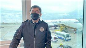 星宇航空首航美國洛杉磯（1）星宇航空26日首航美國洛杉磯，星宇航空董事長張國煒透露，下一個美國航點將是年底的舊金山。中央社記者余曉涵攝  112年4月26日
