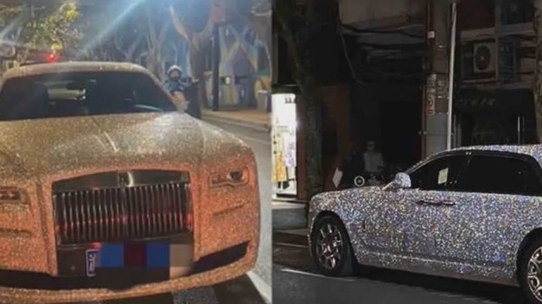 街頭現「整車鑽勞斯萊斯」　超狂一幕網驚