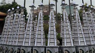 玖壹壹春風結拜二哥公祭　氣派米塔陣送行