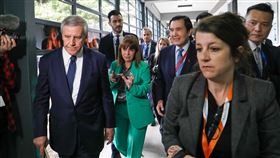 馬英九出席第八屆德爾菲經濟論壇開幕式。（圖／馬辦提供）