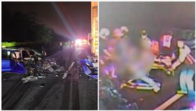 王男桂,救護,車禍,送醫（圖／翻攝畫面）