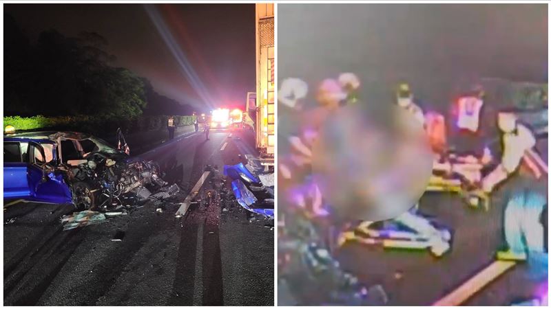 王男桂車禍隕命　現場搶救畫面曝光