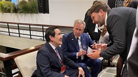 馬英九出席希臘德爾菲經濟論壇。（圖／馬英九辦公室提供）