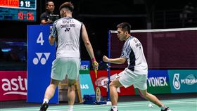 李洋/王齊麟扳倒大會第2種子大馬組合，快意挺進8強。（圖／翻攝自李洋臉書）