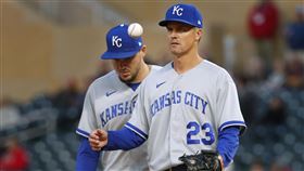 ▲葛蘭基（Zack Greinke）3.2局挨2轟失7分，本季最慘一場先發。（圖／美聯社／達志影像）