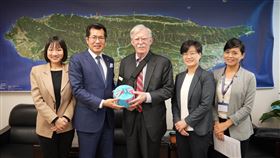 0428美國前國家安全顧問約翰波頓（John Bolton）拜會民進黨（圖／民進黨提供）