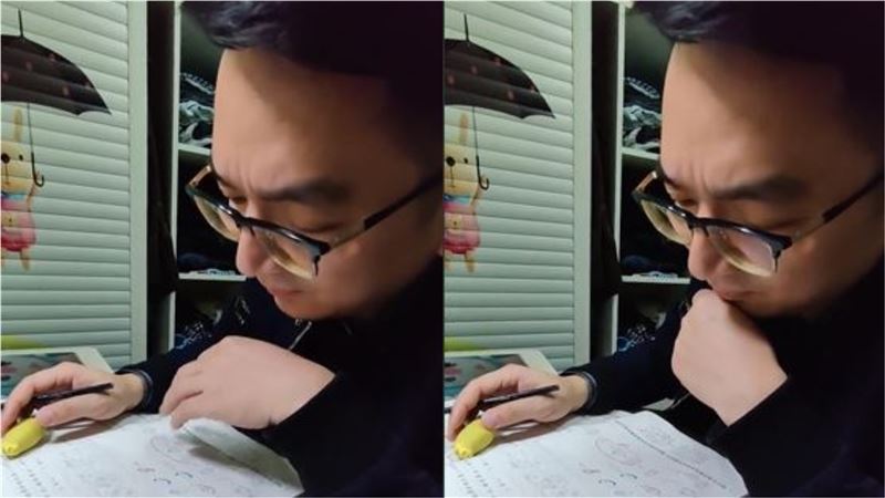 小一數學解10分鐘！碩士爸卡關…兒吐1句