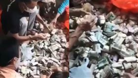 75歲翁床底挖出「鈔票山」　花19小時才數完！姪子驚呆：藏10年了。抖音