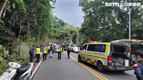 桃園市大溪區7車連環事故現場。（圖／翻攝畫面）