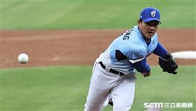 ▲富邦悍將先發投手江少慶。（圖／記者劉彥池攝影）