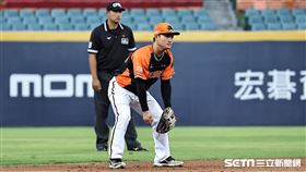 ▲統一獅游擊手林靖凱。（圖／記者劉彥池攝影）