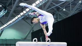 0823 世大運男子體操單項鞍馬，李智凱　圖／記者林敬旻攝