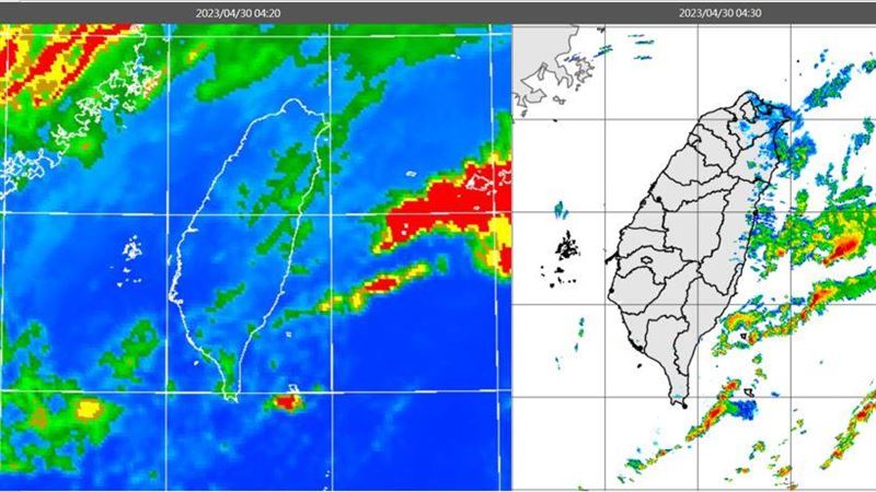 今降雨熱區曝　下週日梅雨季首波鋒面抵達