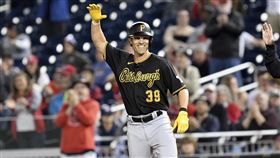 ▲馬吉（Drew Maggi）大聯盟首安、首長打、首打點都開張。（圖／美聯社／達志影像）