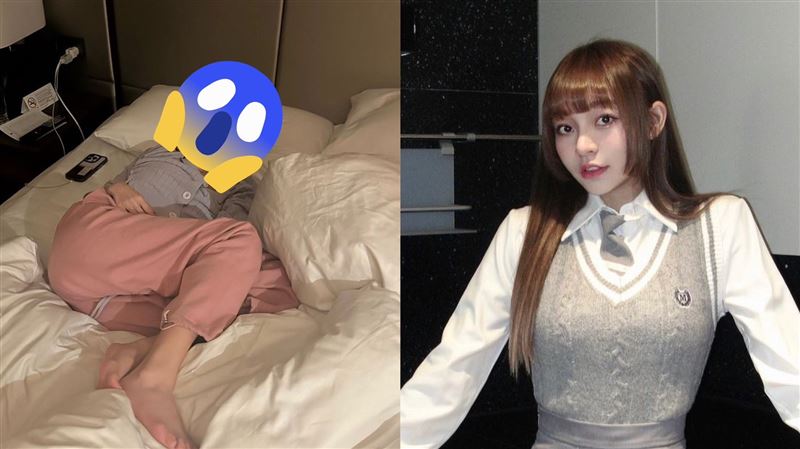 林襄赴韓遭拍床照　私下超狼狽樣貌流出