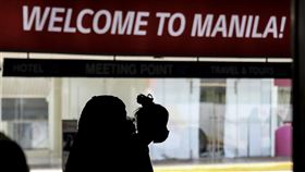 馬尼拉機場航廈停電(圖/美聯社/達志影像)