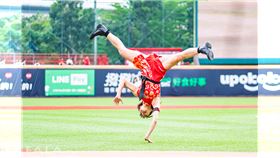 ▲小龍女口水秀側手翻。（圖／龍圖閣提供）