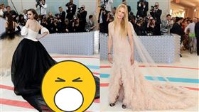 ▲「Met Gala」妮可基嫚（Nicole Kidman），莉莉·柯林斯（Lily Collins）。（圖／翻攝自metgalaofficial IG）