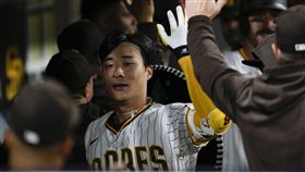 ▲金河成相隔18場比賽開轟。（圖／美聯社／達志影像）