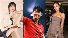 ▲孫興慜，宋慧喬，Jennie。（圖／翻攝自IG）