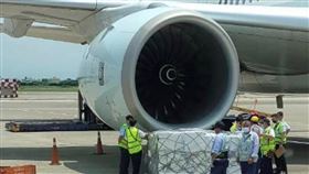 國泰航空,班機,停機坪,擦撞（圖／翻攝自臉書《爆廢公社二館》）