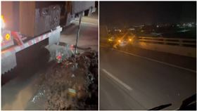 新／台61線「9車連換撞」　整路都是土