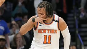 ▲尼克布朗森（Jalen Brunson）單場轟下30分。（圖／美聯社／達志影像）