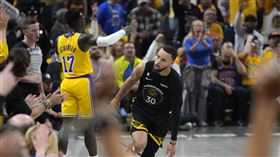 ▲勇士柯瑞（Stephen Curry）外線7投2中，命中率相對不理想。（圖／美聯社／達志影像）