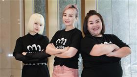 馬瑋伶（左起）、季芹和鍾欣凌出席《不良執念清除師》茶敘。（圖／愛奇藝國際站提供）