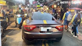 新北市，樹林，樹林夜市，海神，瑪莎拉蒂，擦撞