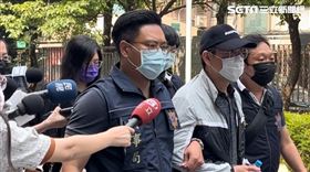 「不動產借貸媒合平台imB」負責人曾耀鋒、女友張淑芬涉嫌吸金25億元，警詢完稍早移送台北地檢署，不排除強制處分。（圖／記者李依璇攝影）