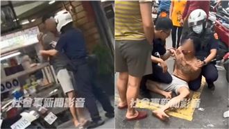 逃逸移工遇警脫衣奔逃　扭斷警手指仍遭逮