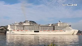 全亞洲最大郵輪！MSC地中海榮耀號抵基隆