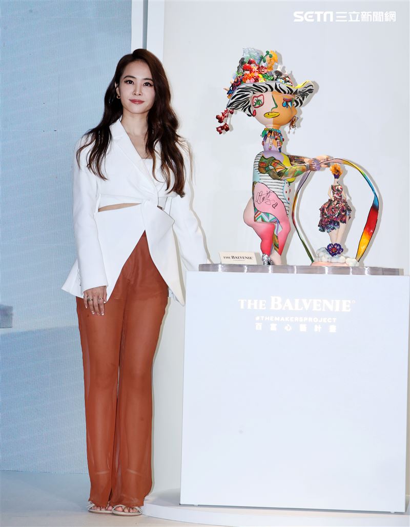 蔡依林出席翻糖藝術活動。（記者邱榮吉/攝影）