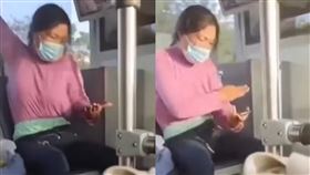 香港,小人,手機,婦人,啪啪