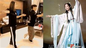 ▲蔡少芬，謝娜。（圖／翻攝自微博）