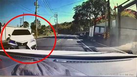 死亡車禍,岡山,現役軍人,陸軍,撞擊瞬間