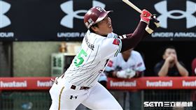 ▲樂天桃猿外野手成晉。（圖／記者劉彥池攝影）