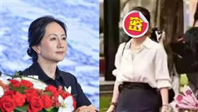 中國／有照！孟晚舟老公前妻曝光　網嘩然：太像了！前後任是複製人？▲（圖／翻攝自微博）

