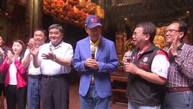 郭台銘訪雲林，張榮味父女現身支持。