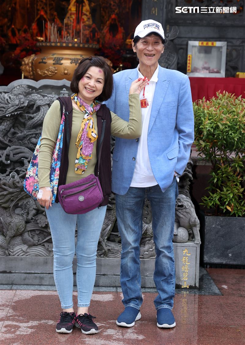 楊貴媚、喜翔電影「春行」探班。（記者邱榮吉/攝影）