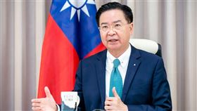 吳釗燮接受紐西蘭電視台專訪（圖／外交部提供）