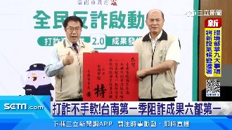 打詐不手軟！台南第一季阻詐成果六都第一