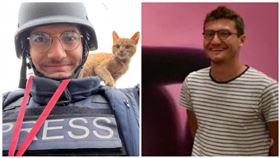 採訪烏克蘭戰事遇火箭砲攻擊，法新社記者索丁（Arman Soldin）殉職。（圖／翻攝自索丁推特、IG）