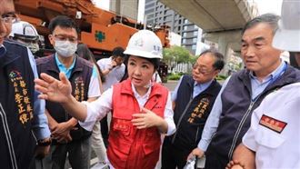 吊臂鋼樑貫穿中捷10傷1死！盧秀燕發聲