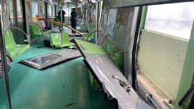 台中捷運，鋼樑，砸傷，路人，建築工地，吊車，豐樂公園站(圖／翻攝畫面)