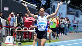 ▲臺灣體大1年級新秀林仲威，男子400公尺跨欄飆出50秒13。（圖／全大運提供）