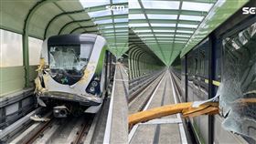 乘客,工地,車廂,鋼樑,捷運,台中捷運,維修棚,拖回