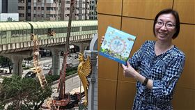 ▲台中捷運事故唯一死者是靜宜大學法律系助理教授林淑雅。（圖／翻攝畫面、林淑雅臉書）

