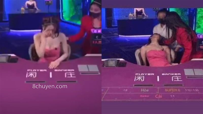 在線發牌突往生？正妹荷官竟突嬌喘昏厥